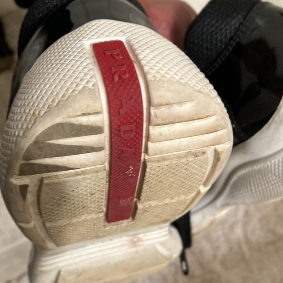 Authentic Prada Sneakers sz 38/8(38.5=8Womans)gently worn - Picture 8 of 8